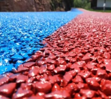 Silicon PU superb solution coating for playing field （Primer and Topcoat)