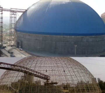 water base paint for oil tanks and petrochemical storage dome